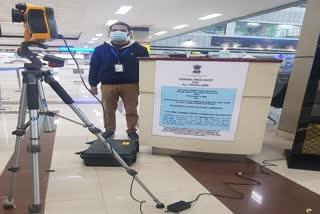 Thermal sensors at Raja Sansi airport in Amritsar