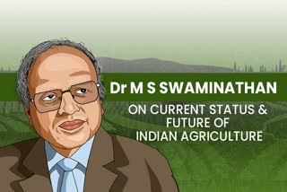 Dr Swaminathan special talks with ETV bharat