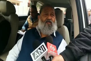 anil vij arrives in ambala to issue alert regarding corona virus