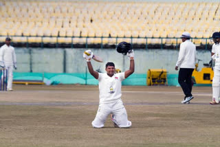 ranji tropy 2019-20 himachal pradesh vs mumbai : sarfaraz khan make two successive double hundred