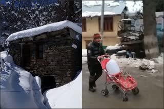 water crises in kinnaur from last one month