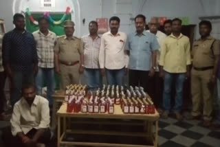 Illegal liquor sales in Krishna district