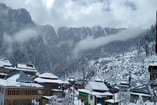 heavy snowfall in upper areas of himachal pradesh