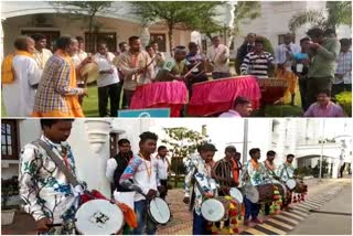 BJP workers made grand preparations to welcome Amit Shah in raipur