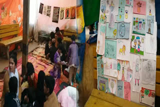 creche started by students in caa protest in jafrabad in delhi