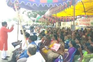 tadikonda farmers deeksha for amaravathi