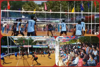 national volleyball tournments continuing in rajampeta at kadapa