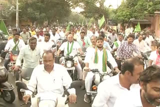 Tdp Bike Rally in guntur