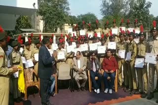 NCC cadets honored for outstanding work in national pulse polio campaign in jamshedpur