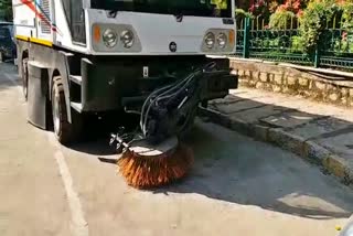 Mechanical Sweeper Machine Tender by BBMP