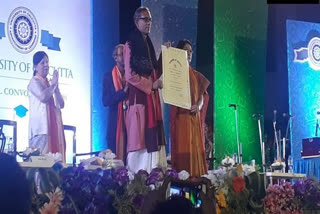 Abhijit Banerjee conferred with D Litt by Calcutta University