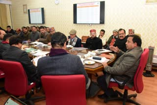 Virendra Kanwar held a meeting IN SHIMLA