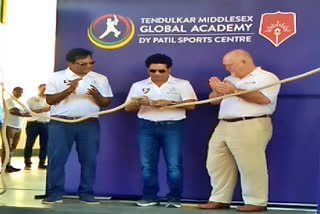 Tendulkar Middlesex Global Academy inaugurated at DY Patil Sports Center navi mumbai