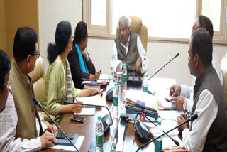 Review meeting of Bhopal Gas Tragedy Relief and Rehabilitation Department