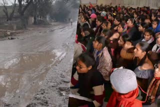 protest in charkhi dadri