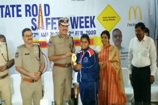 cp anjanikumar participated traffic awareness program