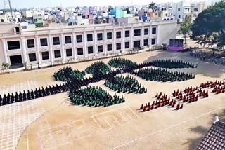 Students awareness to protect trees