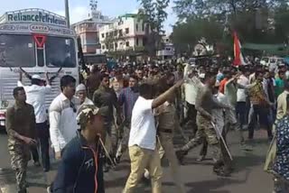 Protest against CAA at Dhule