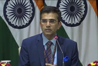 Ministry of external affairs (MEA) spokesperson Raveesh Kumar.