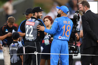 IND 179/5 (20.0)NZ 179/6 (20.0)Match tied (India won the super over)