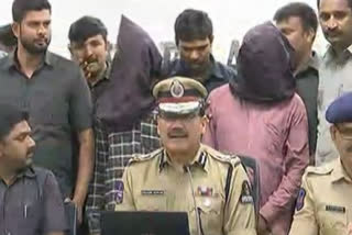 Hyderabad  north task force polices Arrest of two persons for theft of houses