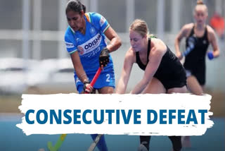 Indian womens hockey team losses to NZ 0-1 in third match