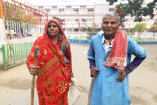 more than four months elderly couple not get ration in Sahibganj