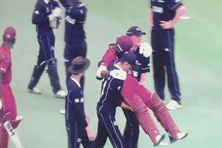 An outstanding show of sportsmanship in the game between West Indies and New Zealand