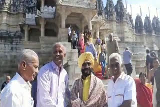 मंदिर का शिल्प वैभव, rajasthan news, pali news, रणकपुर जैन मंदिर, मनिंदरजीत सिंह बिट्टा