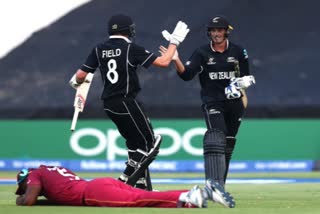 New Zealand beat West Indies in thriller to reach semis,ಅಂಡರ್​ 19 ವಿಶ್ವಕಪ್ ಟೂರ್ನಿ