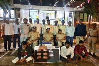 Arrest of three accused for illegally print duplicate note