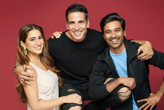 Akshay kumar, Sara Ali khan and Dhanush Star in Atrangi Re film