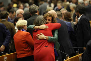 Mixed emotions at Brussels as UK finally exits from EU