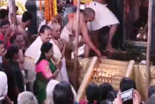 governer tamili sai at ayyappa temple in hyderabad