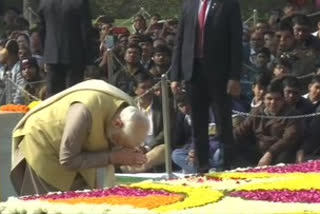 PM pays tributes to Mahatma Gandhi on his death anniversary