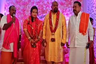 wedding of comedian Actor Doddanna son