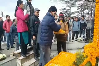 tibute to mahatama gandhi death anniversary in shimla