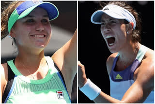 Australian Open 2020 : muguruza kenin reach australian open final Simona Halep out