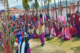 anganwadi-workers-protest-in-champawat