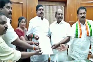 pondicherry Congress MLAs letter to Speaker, puducherry Congress MLAs letter to Speaker, disqualify Congress MLA dhanavelu, காங்கிரஸ் சட்டப்பேரவை உறுப்பினர் தனவேலு, தனவேலுவை தகுதி நீக்கம் செய்ய வேண்டும்