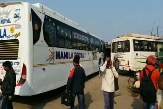 People upset due to the chaibasa bus stand plight