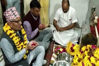 Mahavir Prasad Tordi Advisor to Nepal Vice President arrives Ma Baglamukhi Temple