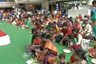 cmr and eenadu did saraswatipuja in vizag