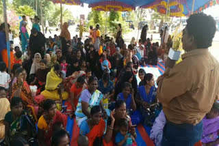 Protest in Yadgiri