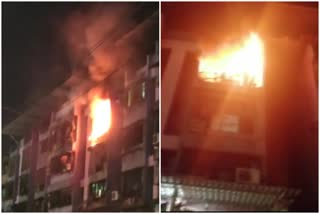 fire broke out in a house in Mumbra