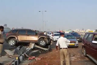 car accident in rajendra nagar