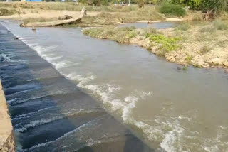 water reach to jampanna vagu from laknavaram in mulugu district