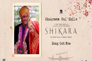 Shikara new song Shukrana Gul Khile picturises authentic Kashmiri culture