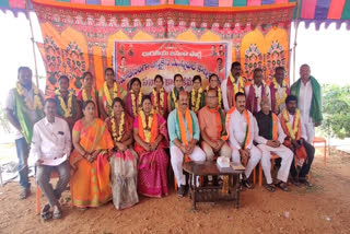bjp chairperson and Councillors are honored at makthal