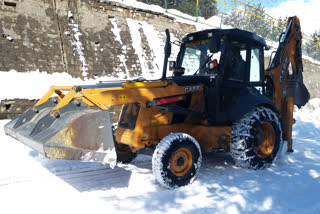 road restoreration started in kinnaur